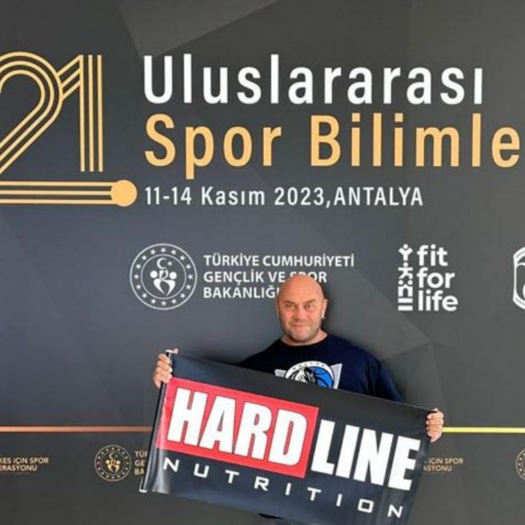 21. Uluslararası Spor Bilimleri Kongresi Ana Sponsoru HARDLINE NUTRITION oldu.